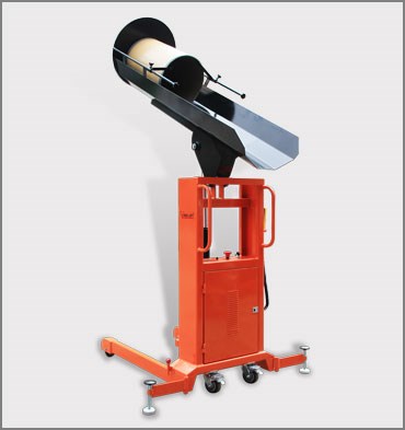 電動圓桶倒料車