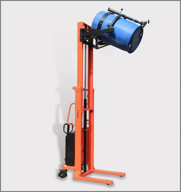 半電動油桶翻轉(zhuǎn)車(2節(jié)門架)