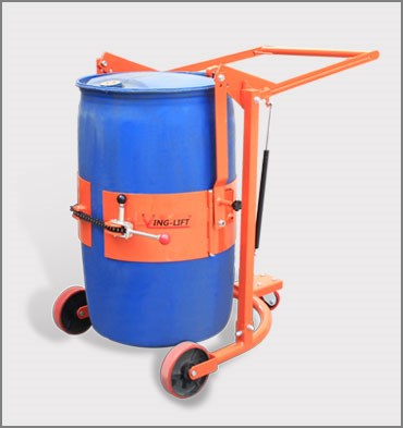 機械式油桶翻轉(zhuǎn)車