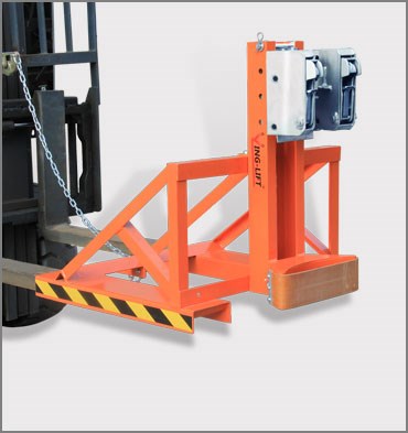 叉車專用重型雙鷹嘴油桶夾具