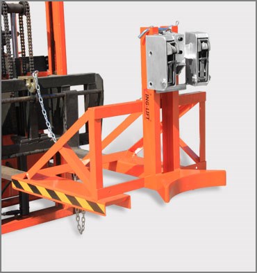 叉車專用油桶夾具(固定式支架)