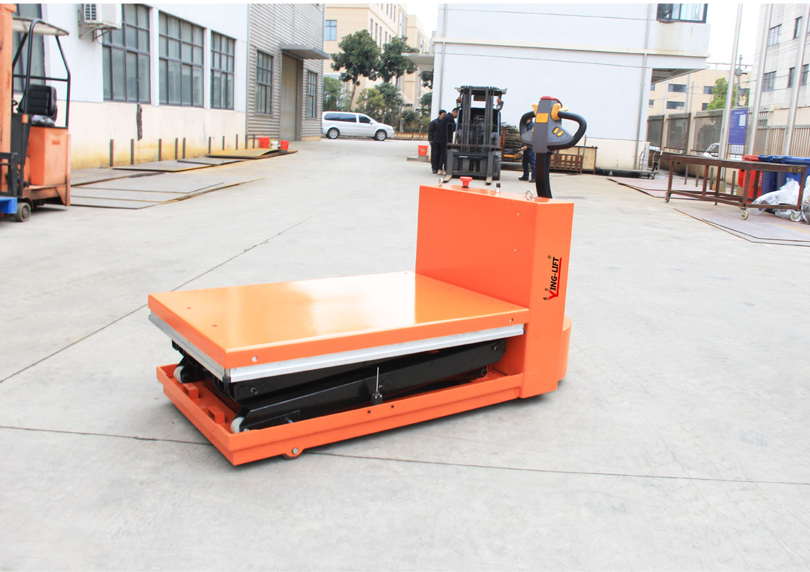 雙剪電動(dòng)行走升降平臺(tái)車