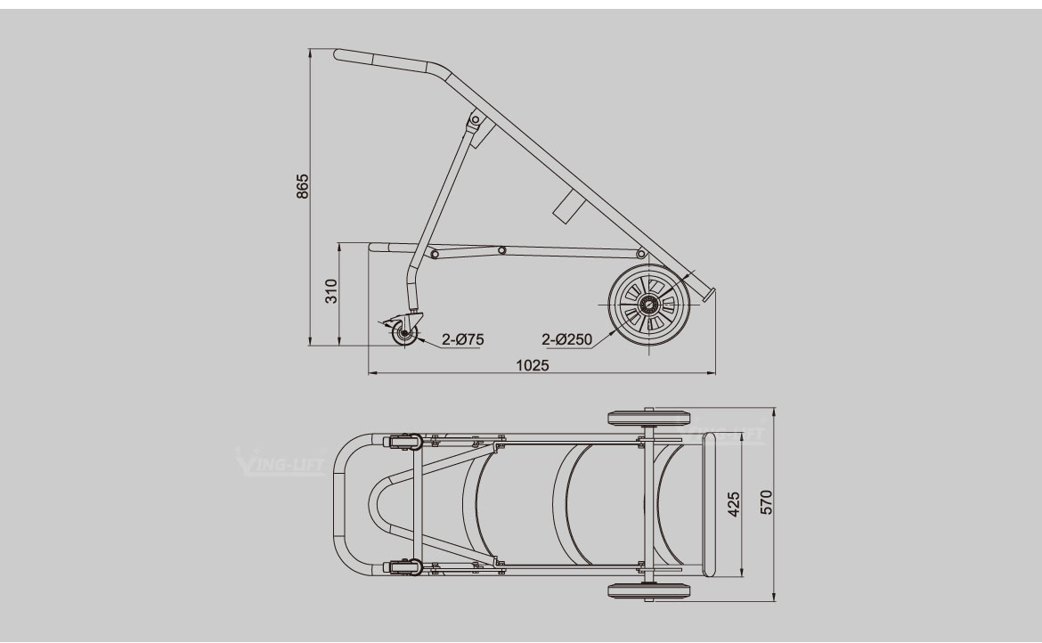 TY140氣瓶搬運(yùn)車