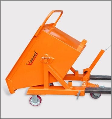 叉車、手推兩用物料斗