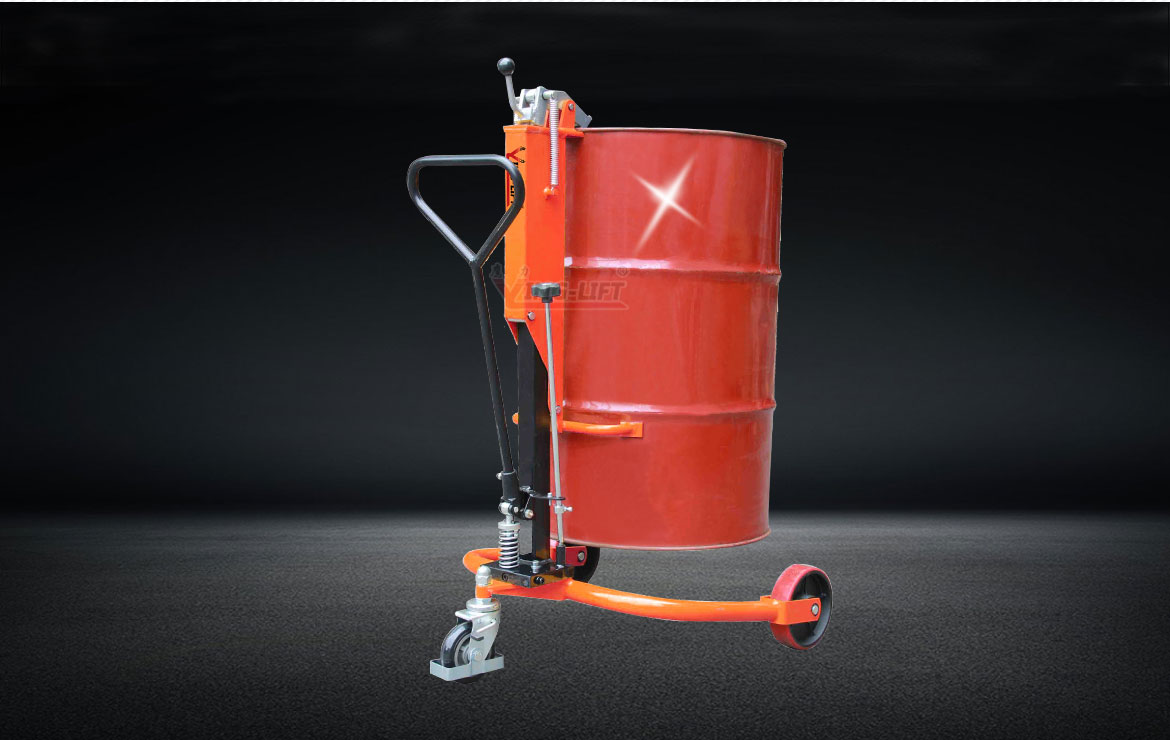 輕型液壓油桶搬運車