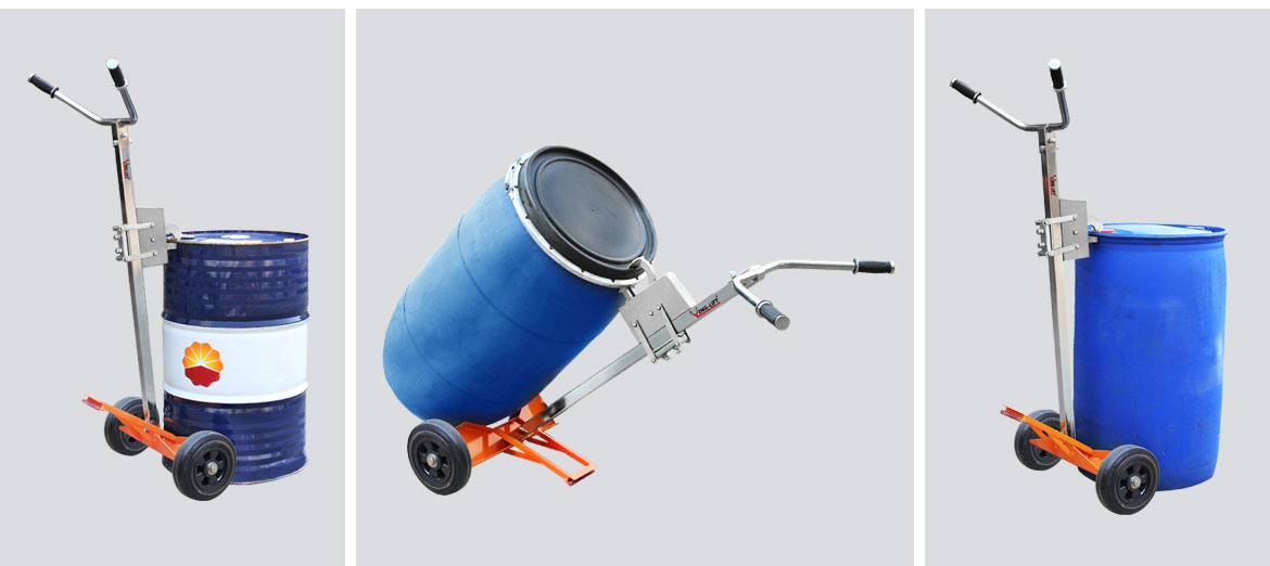 咬嘴油桶搬運車